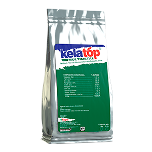 Kelatop Multimetal Fertilizante orgánico. Sólido