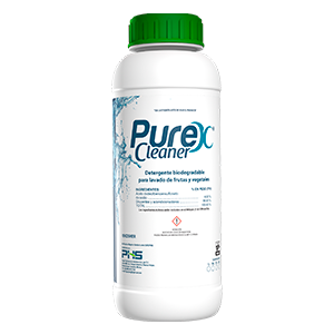 Purex Cleaner Purex Cleaner es un detergente concentrado biodegradable. Está diseñado para el lavado de frutas y hortalizas.